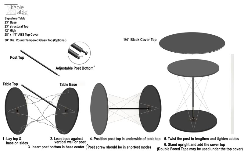 Kable Table Assembly - Signature Table